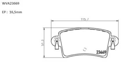 Комплект тормозных колодок AUTOMOTOR France PBP8044