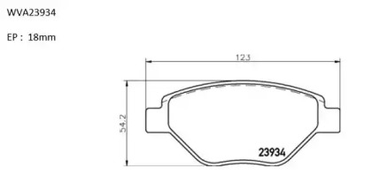 Комплект тормозных колодок AUTOMOTOR France PBP8071