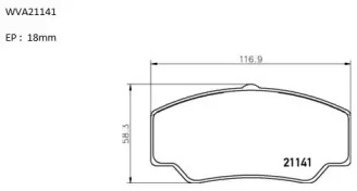 Комплект тормозных колодок AUTOMOTOR France ABP9870