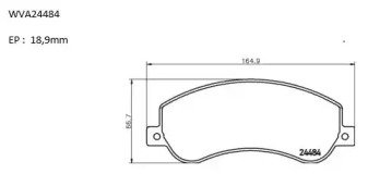 Комплект тормозных колодок AUTOMOTOR France PBP9915