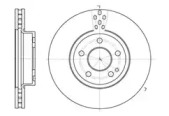 Тормозной диск AUTOMOTOR France ADC0712