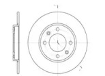 Тормозной диск AUTOMOTOR France ADC3149