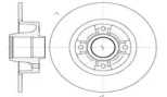 Тормозной диск AUTOMOTOR France PDC7823