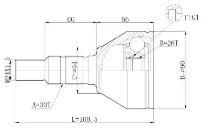 Шарнирный комплект STATIM C.243