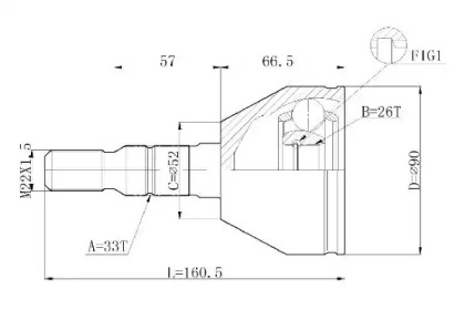 Шарнирный комплект STATIM C.246