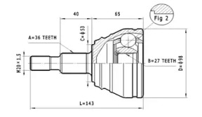 Шарнирный комплект STATIM C.310