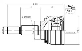 Шарнирный комплект STATIM C.353