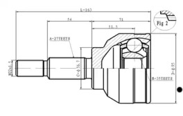 Шарнирный комплект STATIM C.354