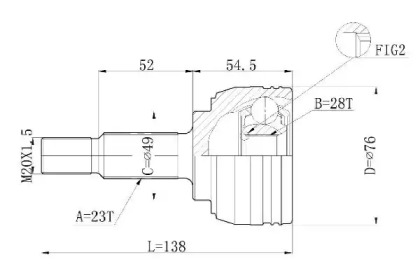 Шарнирный комплект STATIM C.361