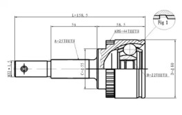 Шарнирный комплект STATIM C.533