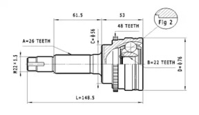 Шарнирный комплект STATIM C.582