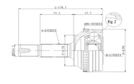 Шарнирный комплект STATIM C.585