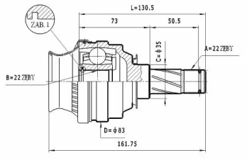 Шарнирный комплект STATIM CW.030