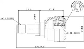 Шарнирный комплект STATIM CW.031