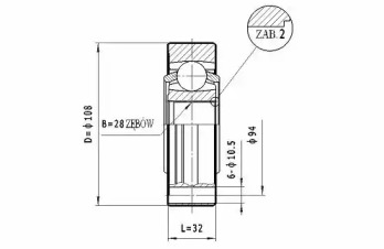 Шарнирный комплект STATIM CW.041