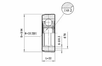 Шарнирный комплект STATIM CW.048