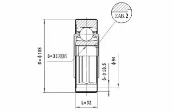 Шарнирный комплект STATIM CW.049