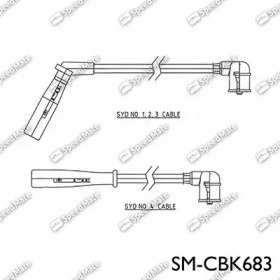 Комплект проводов зажигания SpeedMate SM-CBK683