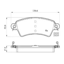 Комплект тормозных колодок, дисковый тормоз DriveTec DPAD1517