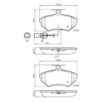 Комплект тормозных колодок, дисковый тормоз DriveTec DPAD1631