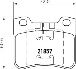 Комплект тормозных колодок BELACO BC1109