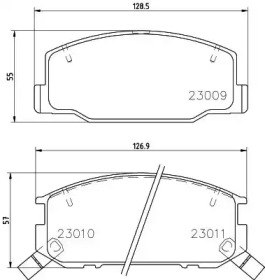 Комплект тормозных колодок, дисковый тормоз BELACO BC932