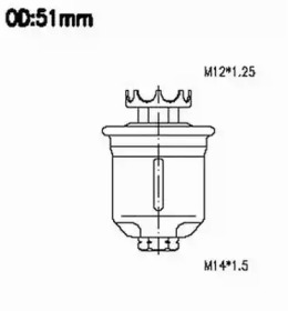 Топливный фильтр JS ASAKASHI FS3210U