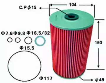 Фильтр JS ASAKASHI OE605J