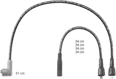 Комплект проводов зажигания CHAMPION CLS125