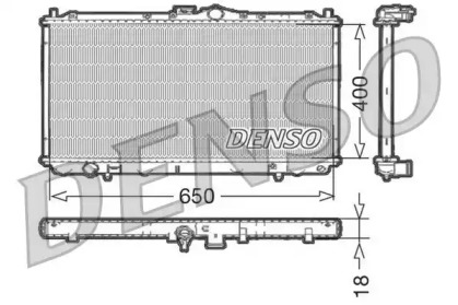 Радиатор, охлаждение двигателя NPS DRM45010