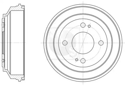 Тормозный барабан NPS H340A00
