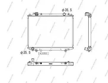 Радиатор, охлаждение двигателя NPS M156A77