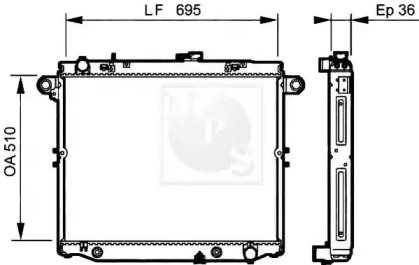 Теплообменник NPS T156A157