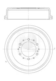 Тормозный барабан NPS T340A07