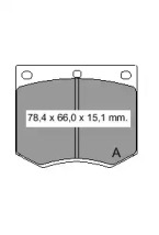 Комплект тормозных колодок VEMA 830810