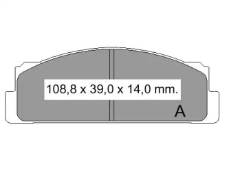 Комплект тормозных колодок VEMA 831570