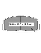 Комплект тормозных колодок VEMA 831970