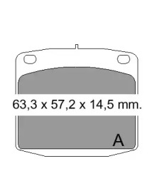 Комплект тормозных колодок VEMA 832270