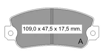 Комплект тормозных колодок VEMA 832500