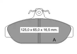 Комплект тормозных колодок VEMA 833160