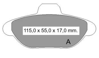 Комплект тормозных колодок VEMA 834180