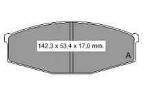 Комплект тормозных колодок VEMA 835250