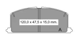 Комплект тормозных колодок VEMA 835750