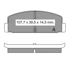 Комплект тормозных колодок VEMA 835930