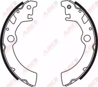 Комлект тормозных накладок ABE C08003ABE