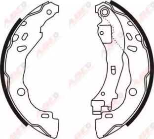 Комлект тормозных накладок ABE C0C020ABE