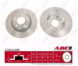 Тормозной диск ABE C3A021ABE