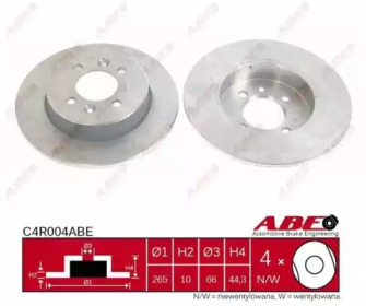 Тормозной диск ABE C4R004ABE
