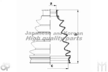 Комплект пыльника ASHUKI 0858-3102