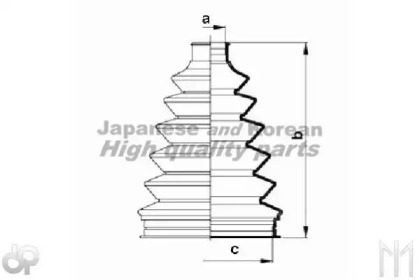 Комплект пыльника ASHUKI 0858-8104